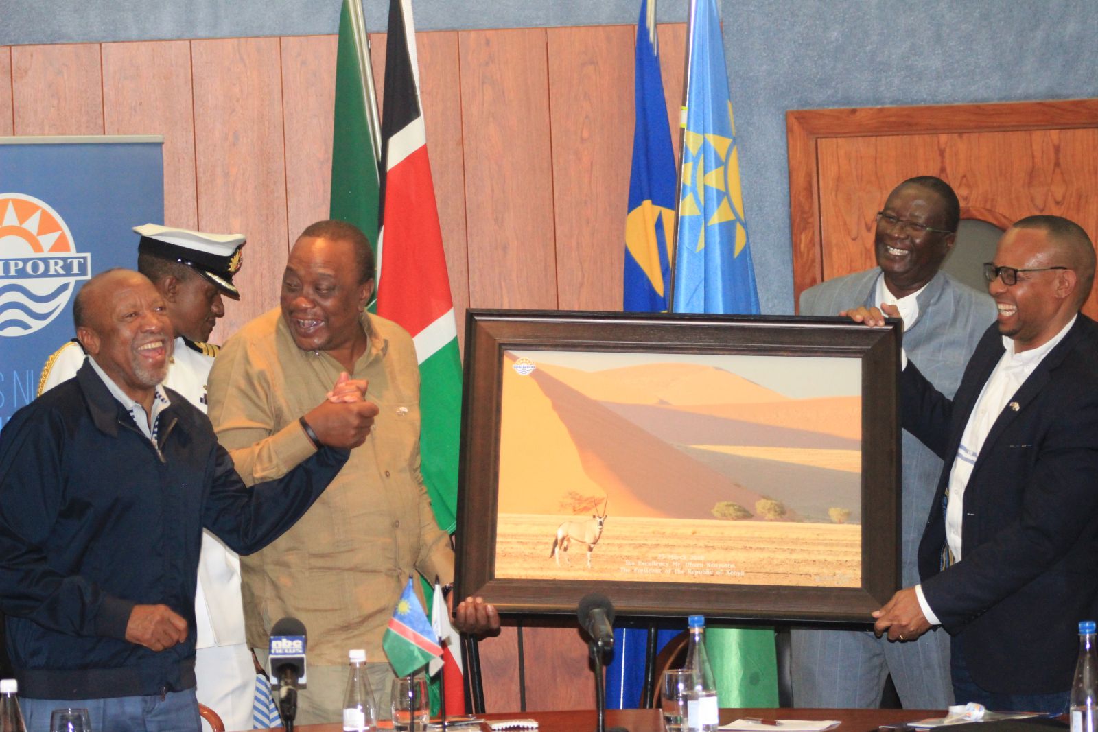 Namport welcomes H.E. Uhuru Kenyatta, President of the Republic of Kenya